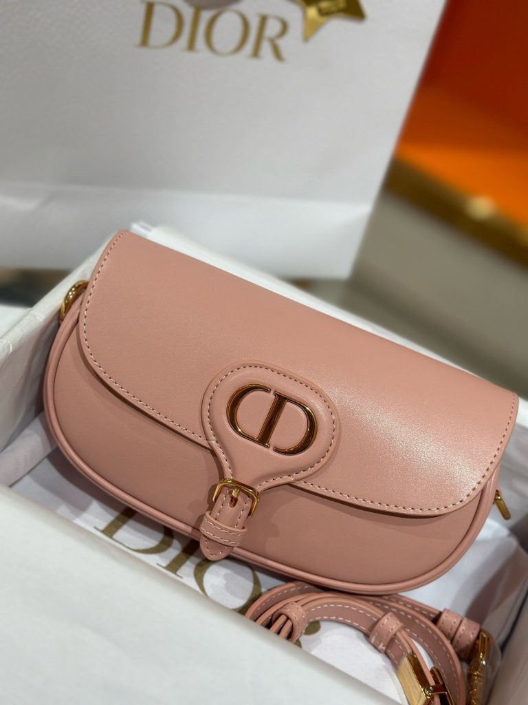 Dior Boby Womens Replica Bags Cowhide Pink 21x12x5cm (2)