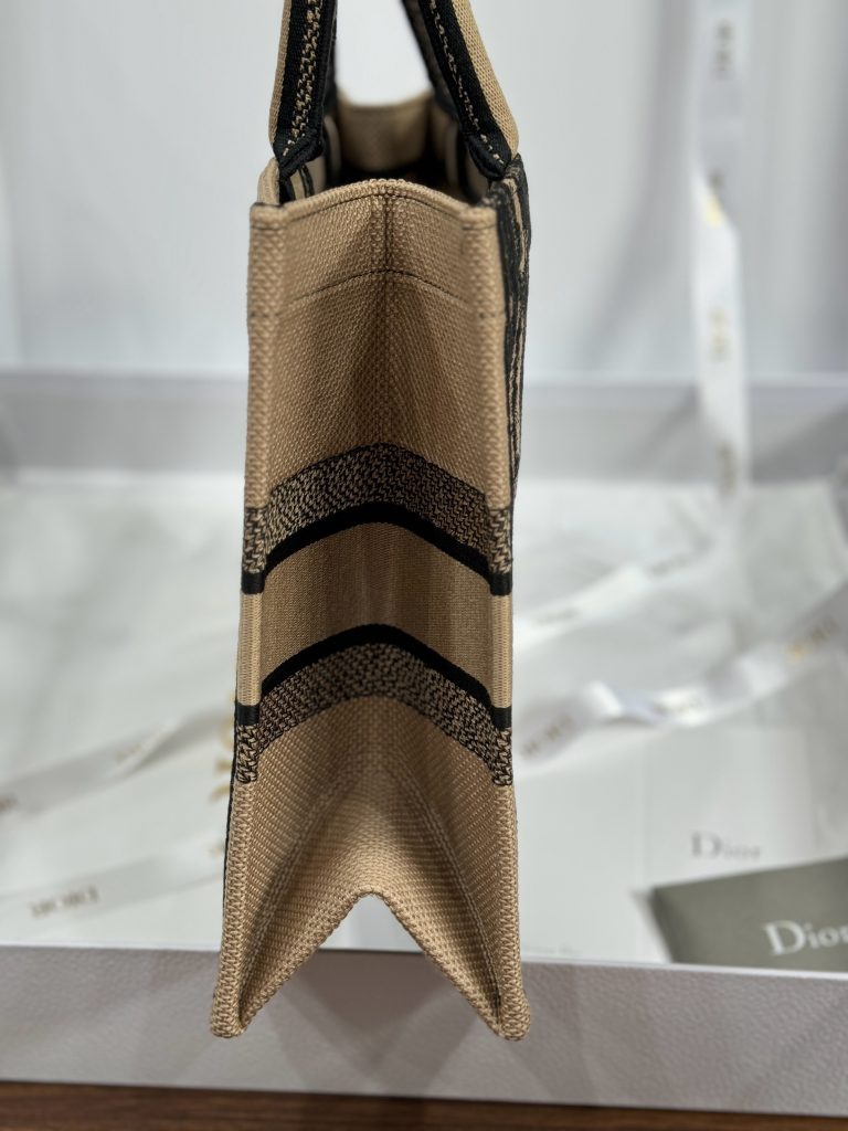 Dior Book Tote Replica Bags Womens Tiger Stripes Pattern 36cm (2)