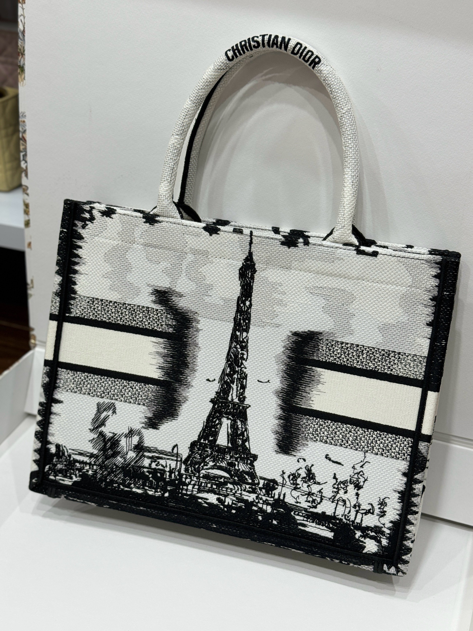 Dior Book Tote Womens Eiffel Tower Pattern Replica Bags 36 (4) Dior Book Tote Womens Eiffel Tower Pattern Replica Bags 36 (2)