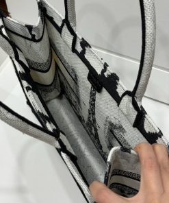 Dior Book Tote Womens Eiffel Tower Pattern Replica Bags 36 (2)