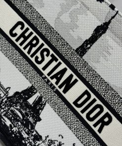 Dior Book Tote Womens Eiffel Tower Pattern Replica Bags 36 (2)