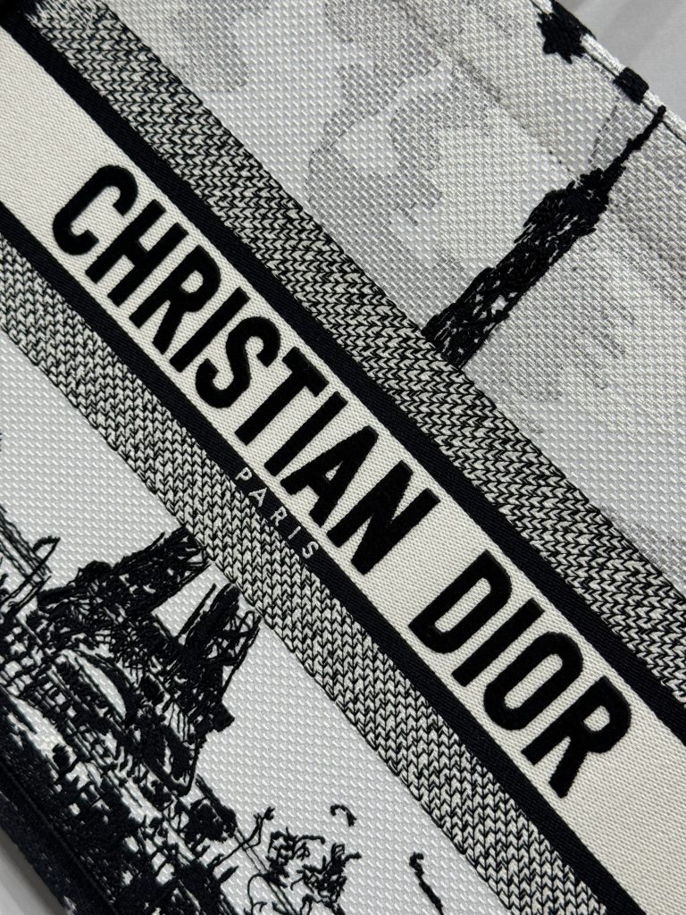 Dior Book Tote Womens Eiffel Tower Pattern Replica Bags 36 (2)