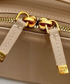 Dior CD Signature Oval Replica Bags Beige Colored 18x11x6 (2)