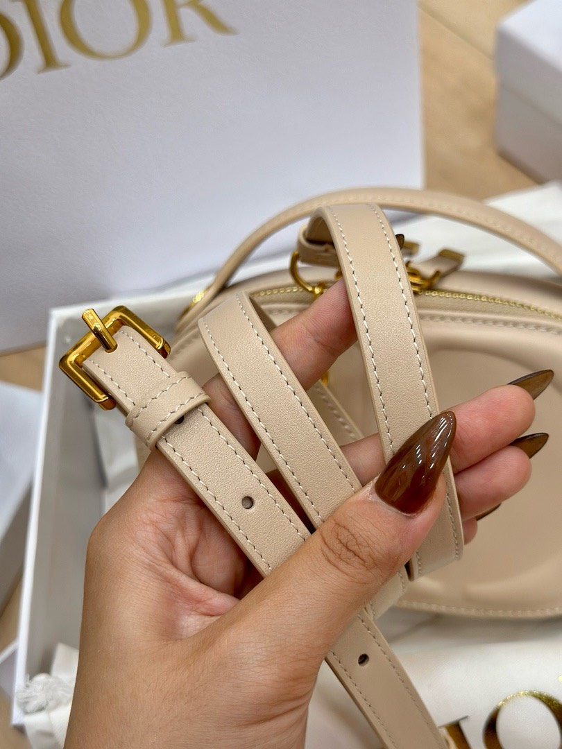 Dior CD Signature Oval Replica Bags Beige Colored 18x11x6 (3) Dior CD Signature Oval Replica Bags Beige Colored 18x11x6 (2)