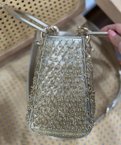Dior Lady Best Replica Bags Womens Beaded 24cm (2)