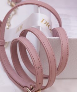 Dior Lady D-Joy Womens Pink Heart Pattern Replica Bags 16 (2)