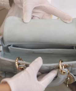 Dior Lady D-Joy Womens Replica Bags Gray 22x13x4cm (4)