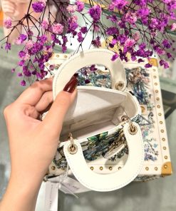 Dior Lady Womens Best Replica Bags Elephant Texture 12×10 (2)