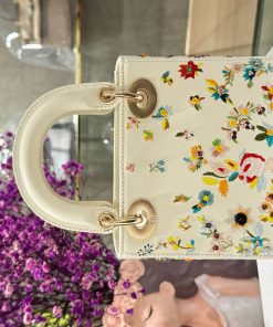 Dior Lady Womens Replica Bags Embroidered Motifs 17cm (2)