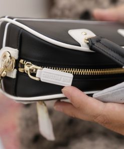 Dior Medium Vibe Replica Handbags Womens Cowhide 24.5x14.5x11 (2)