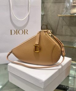 Dior Saddle Replica Bags Womens Brown Cowhide 20x15x4cm (2)
