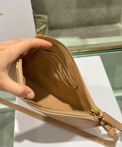 Dior Saddle Replica Bags Womens Brown Cowhide 20x15x4cm (2)