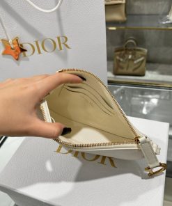 Dior Saddle Womens Replica Bags Cowhide White 20x15x4cm (2)