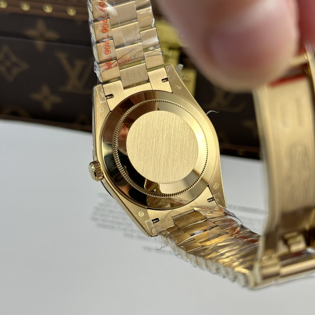 Đồng Hồ Rolex Day-Date 228238 Replica Watches Black Dial 185gram QF Factory 40mm (2)