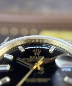 Đồng Hồ Rolex Day-Date 228238 Replica Watches Black Dial 185gram QF Factory 40mm (2)