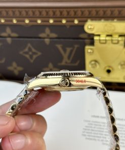 Đồng Hồ Rolex Day-Date 228238 Replica Watches Black Dial 185gram QF Factory 40mm (2)