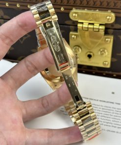 Đồng Hồ Rolex Day-Date 228238 Replica Watches Black Dial 185gram QF Factory 40mm (2)