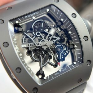 Richard Mille RM055 Bubba Watson Grey Boutique Edition Replica Watch Rubber Strap ZF Factory 42.7 x 49 (1)