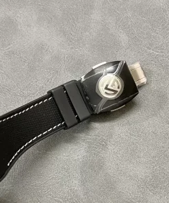 Franck Muller Grand Central Tourbillon Carbon Best Replica Watch Black 45MM