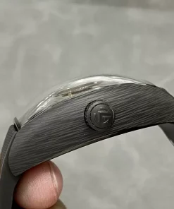 Franck Muller Grand Central Tourbillon Carbon Best Replica Watch Black 45MM