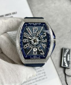 Franck Muller Replica Watches V45 SC DT Blue Color ABF Factory 45mm (7)