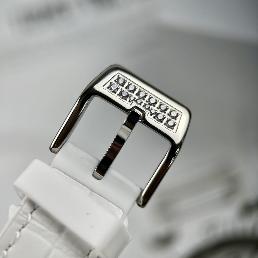 Franck Muller V32 Full Diamonds Replica Watches White ABF 45mm (1)