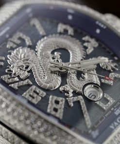 Franck Muller V45 Dragon Blue Color Best Replica Watch ABF Factory 45mm (8)