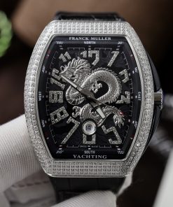 Franck Muller V45 Dragon SC DT Best Replica Black Color ABF Factory 45mm (4)