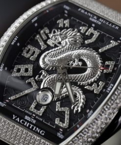 Franck Muller V45 Dragon SC DT Best Replica Black Color ABF Factory 45mm (4)