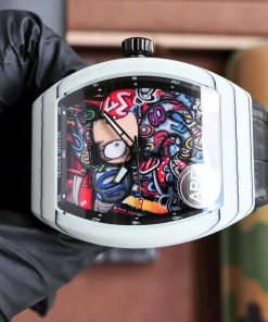 Franck Muller V45 Loes Van Delft Carbon Best Replica Watches 45mm (1)