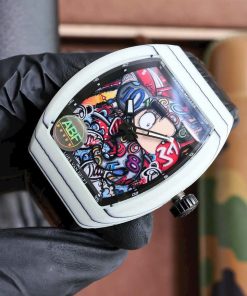 Franck Muller V45 Loes Van Delft Carbon Best Replica Watches 45mm (1)