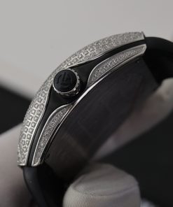 Franck Muller V45 SC DT Customs Moissanite Diamonds Best Replica 45mm (9)