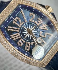Franck Muller V45 SC DT Replica Watches ABF Factory Blue Color (1)