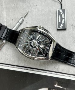 Franck Muller V45 SC DT Replica Watches Black ABF Factory 45mm (1)