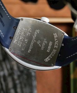 Franck Muller V45 White Ceramic Blue Dial Best Replica ABF Factory 45mm (2)