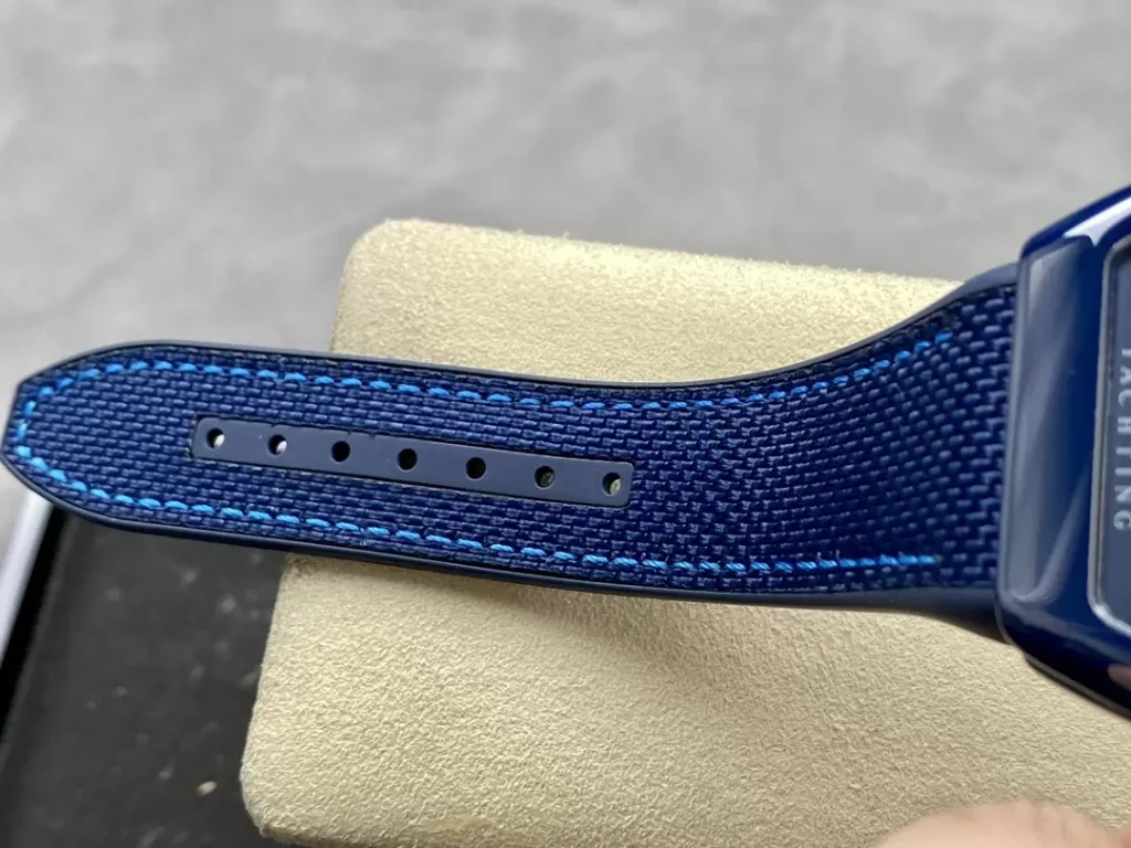 Franck Muller V45 Yachting Ceramic Blue Replica Watches 45mm (5)