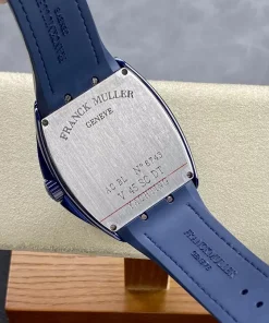 Franck Muller V45 Yachting Ceramic Blue Replica Watches 45mm (5)