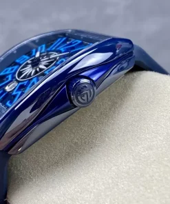 Franck Muller V45 Yachting Ceramic Blue Replica Watches 45mm (5)