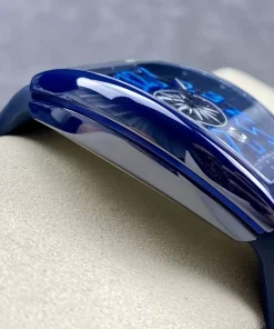 Franck Muller V45 Yachting Ceramic Blue Replica Watches 45mm (5)