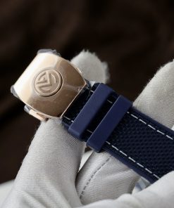 Franck Muller Vanguard Dragon V45 SC DT Blue Dial Rose Gold ABF Factory (10)