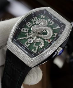 Franck Muller Vanguard Dragon V45 SC DT Green Dial ABF Factory (11)