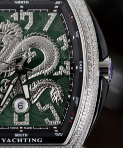 Franck Muller Vanguard Dragon V45 SC DT Green Dial ABF Factory (11)