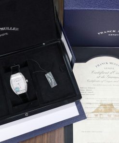 Franck Muller Vanguard V32 Black Full Baguette Diamonds 36mm (3)