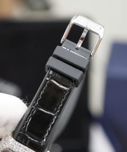 Franck Muller Vanguard V32 Black Full Baguette Diamonds 36mm (3)