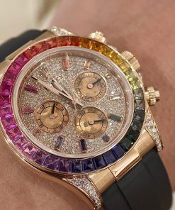 Rolex Daytona 116595RBOWDP Natural Diamond & Ruby Solid Gold Watch (4)