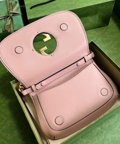 Gucci Blondie Replica Bags Womens Pink Lock Gold Size 28x16x4cm (1)