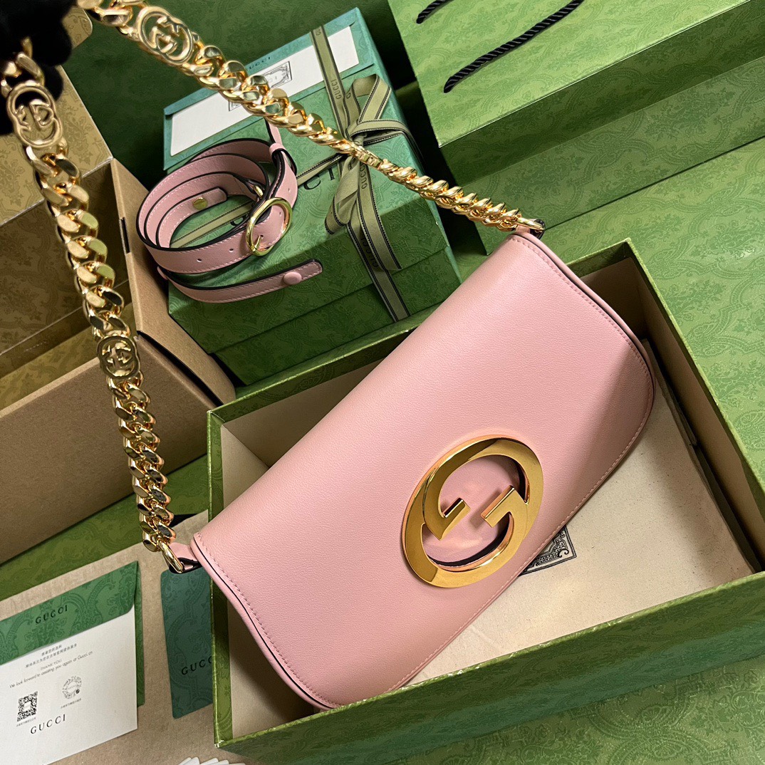 Gucci Blondie Replica Bags Womens Pink Lock Gold Size 28x16x4cm (5) Gucci Blondie Replica Bags Womens Pink Lock Gold Size 28x16x4cm (1)