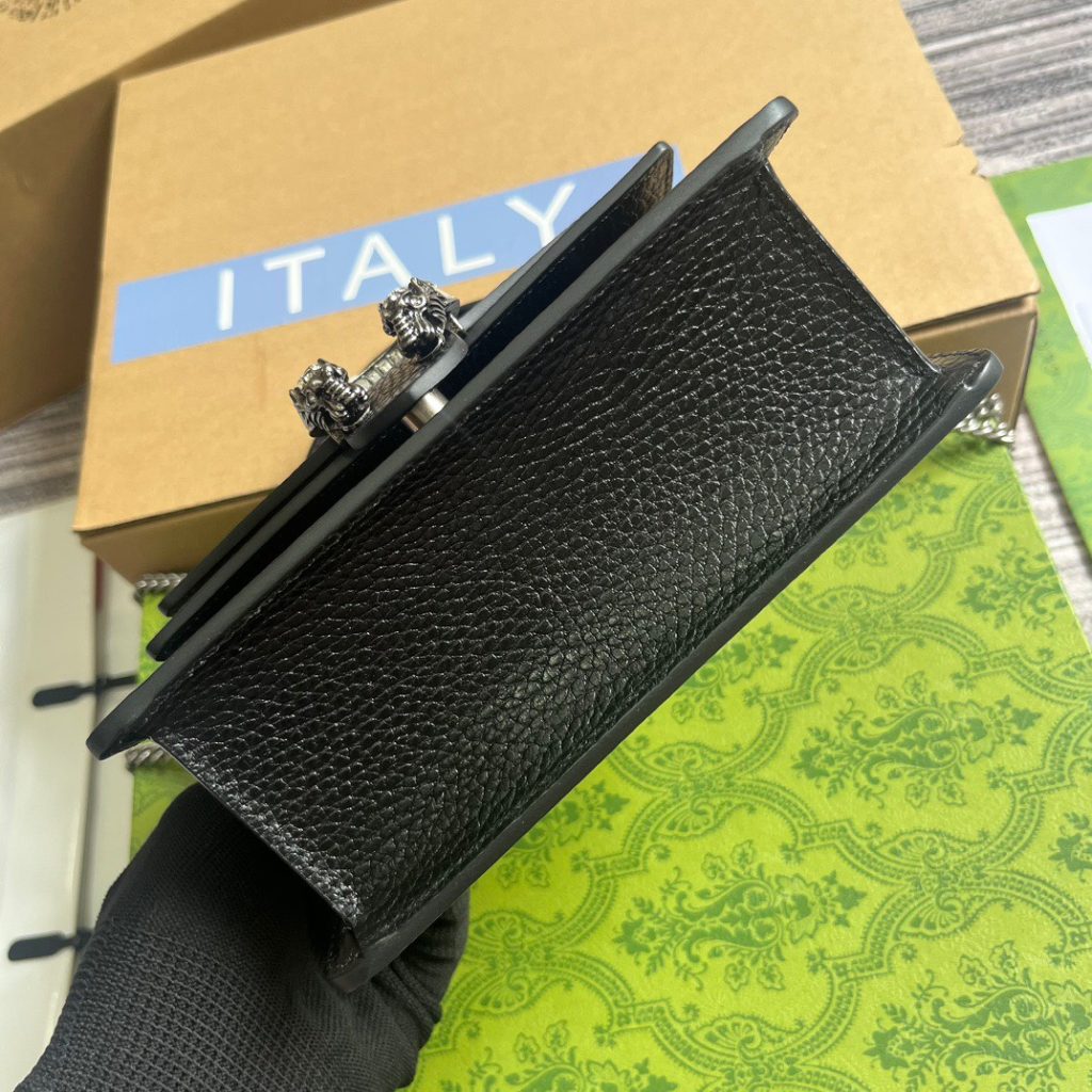 Gucci Dionysus Mini Black Replica Bags Size 18cm (2)