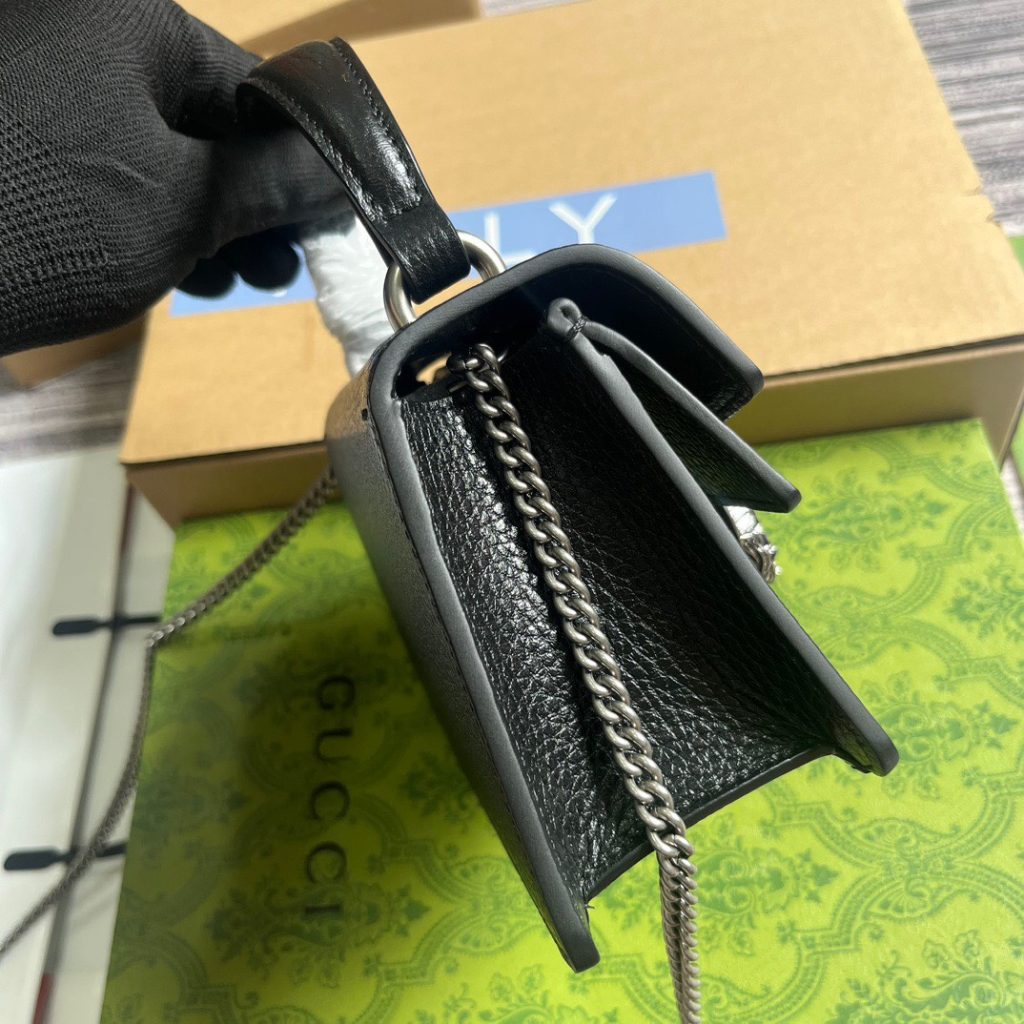 Gucci Dionysus Mini Black Replica Bags Size 18cm (2)