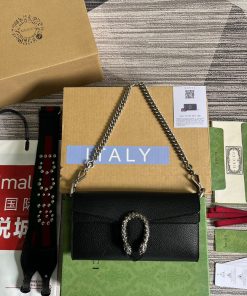 Gucci Dionysus Shoulder Womens Replica Handbags Black Size 25cm (2)